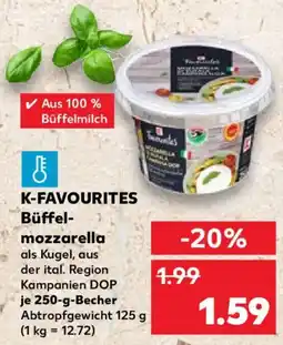 Kaufland K-FAVOURITES Büffelmozzarella Angebot