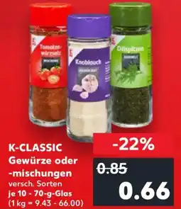 Kaufland K-CLASSIC Gewürze oder mischungen Angebot
