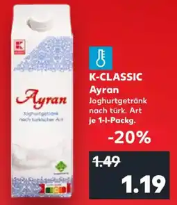 Kaufland K-CLASSIC Ayran Angebot