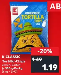 Kaufland K-CLASSIC Tortilla-Chips Angebot