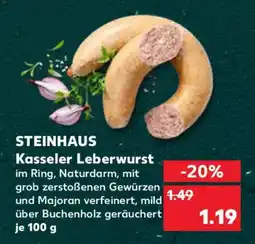 Kaufland STEINHAUS Kasseler Leberwurst Angebot