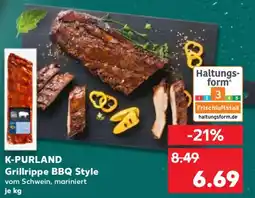 Kaufland K-PURLAND Grillrippe BBQ Style Angebot