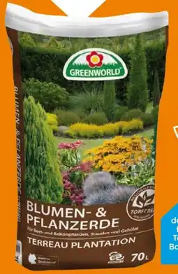 Globus Baumarkt Greenworks Blumen-Pflanzerde Angebot
