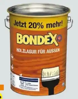 Globus Baumarkt Bondex Holzlasur für Außen Angebot