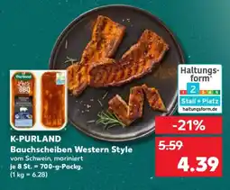 Kaufland K-PURLAND Bauchscheiben Western Style Angebot