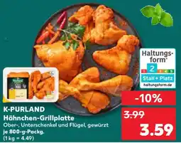 Kaufland K-PURLAND Hähnchen-Grillplatte Angebot