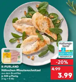 Kaufland K-PURLAND Hähnchen-Minutenschnitzel Angebot