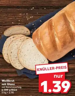Kaufland Weißbrot mit Glanz Angebot