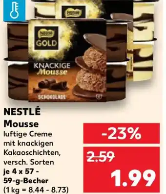 Kaufland NESTLÉ Mousse Angebot