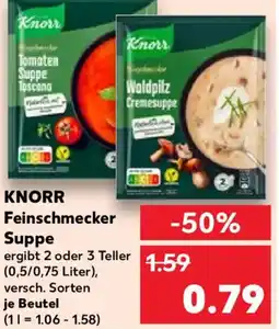 Kaufland Knorr Feinschmecker Suppe Angebot