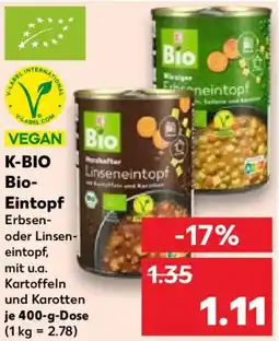 Kaufland K-BIO Bio Eintopf Angebot