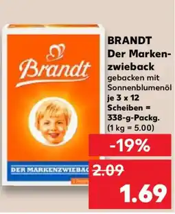 Kaufland BRANDT Der Markenzwieback Angebot