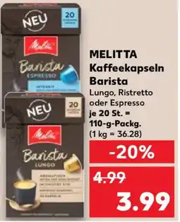 Kaufland MELITTA Kaffeekapseln Barista Angebot