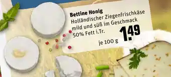 REWE Bettine Honig 100g Angebot