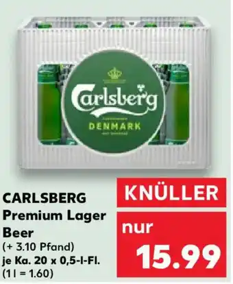 Kaufland CARLSBERG Premium Lager Beer Angebot