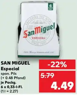 Kaufland San miguel especial Angebot
