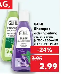 Kaufland GUHL Shampoo oder Spülung Angebot