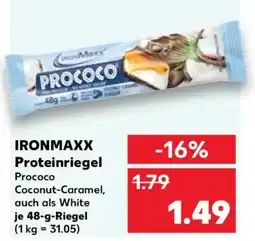 Kaufland IRONMAXX Proteinriegel Angebot