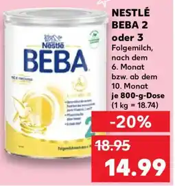 Kaufland NESTLÉ BEBA 2 oder 3 Angebot