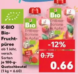 Kaufland K-BIO Bio Fruchtpüree Angebot