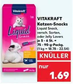 Kaufland VITAKRAFT Katzen-Snacks Angebot