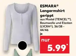 Kaufland ESMARA Langarmshirt gerippt Angebot