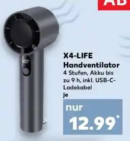 Kaufland X4-LIFE Handventilator Angebot