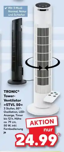Kaufland TRONIC Tower-Ventilator »STVL 50« Angebot
