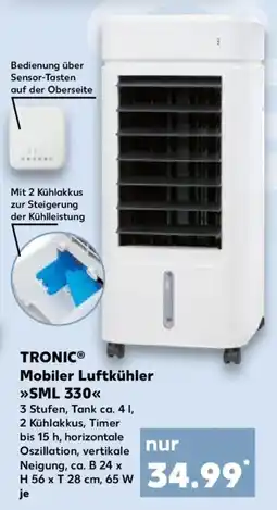 Kaufland TRONIC Mobiler Luftkühler >>>SML 330<<< Angebot