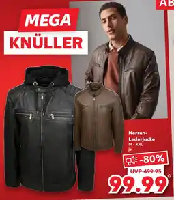 Kaufland Herren- Lederjacke Angebot