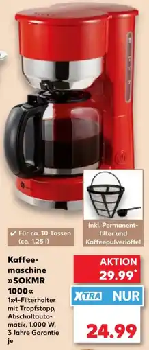 Kaufland Kaffeemaschine >>SOKMR 1000<< Angebot