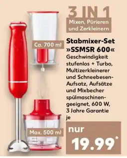 Kaufland Stabmixer-Set >>SSMSR 600<< Angebot