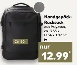 Kaufland Handgepäck Rucksack Angebot