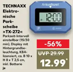 Kaufland TECHNAXX Elektronische Parkscheibe Angebot