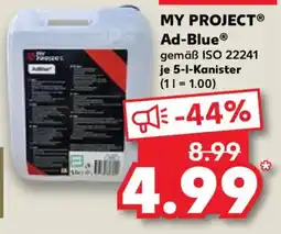 Kaufland MY PROJECT Ad-Blue Angebot