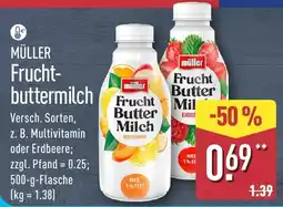 Aldi Nord MÜLLER Fruchtbuttermilch Angebot
