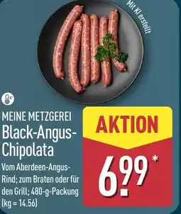 Aldi Nord MEINE METZGEREI Black-Angus Chipolata Angebot
