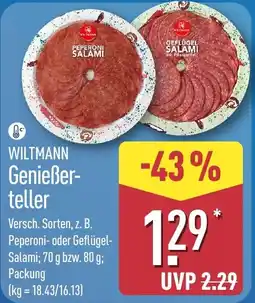 Aldi Nord WILTMANN Genießerteller Angebot