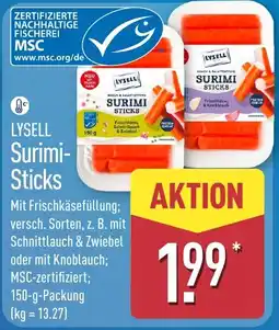 Aldi Nord LYSELL Surimi Sticks Angebot