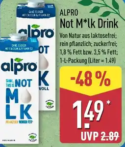 Aldi Nord alpro Not M*lk Drink Angebot