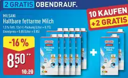 Aldi Nord MILSANI Haltbare fettarme Milch Angebot
