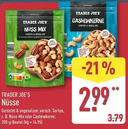 Aldi Nord TRADER JOE'S Nüsse Angebot