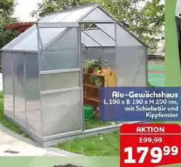 CENTERSHOP Alu-Gewächshaus Angebot