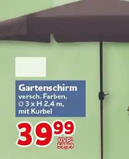 CENTERSHOP Gartenschirm Angebot