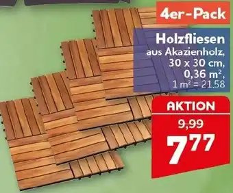 CENTERSHOP Holzfliesen Angebot