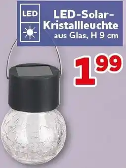 CENTERSHOP LED-Solar Kristallleuchte Angebot