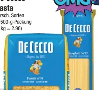 EDEKA Bandelt De Cecco Pasta Angebot