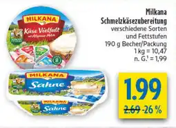 diska Milkana Schmelzkäsezubereitung Angebot