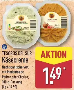 Aldi Nord TESOROS DEL SUR Käsecreme Angebot