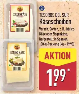 Aldi Nord TESOROS DEL SUR Käsescheiben Angebot